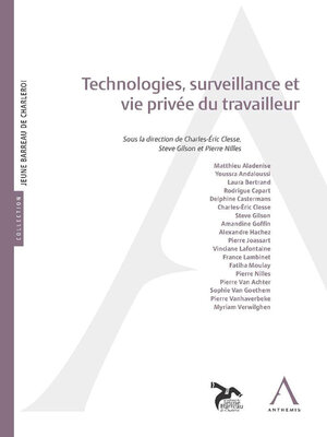 cover image of Technologies, surveillance et vie privée du travailleur